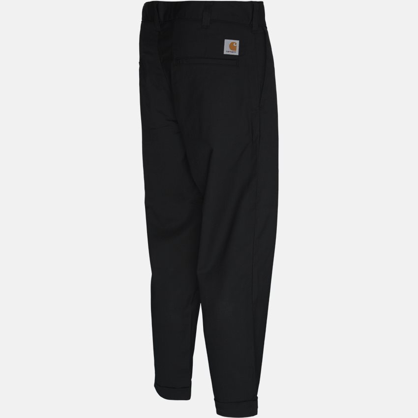 Carhartt WIP Trousers TAYLOR PANT I026536 BLACK RIGID